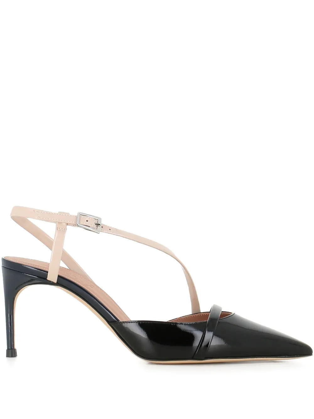 Туфли Valeria 70 с заостренным носком Malone Souliers, черный