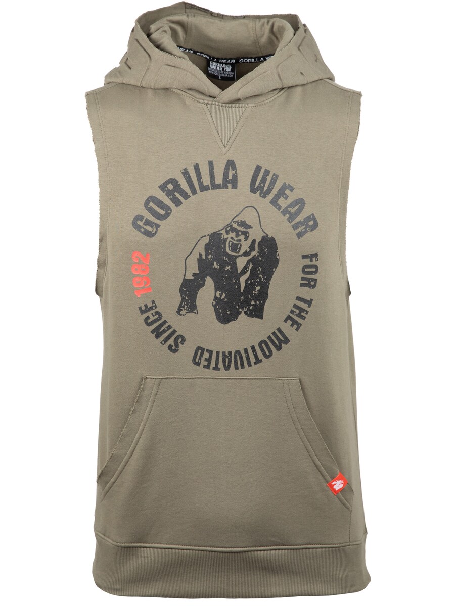 

Свитер с капюшоном на молнии Gorilla Wear Athletic Sweatshirt Marshall, цвет mocha