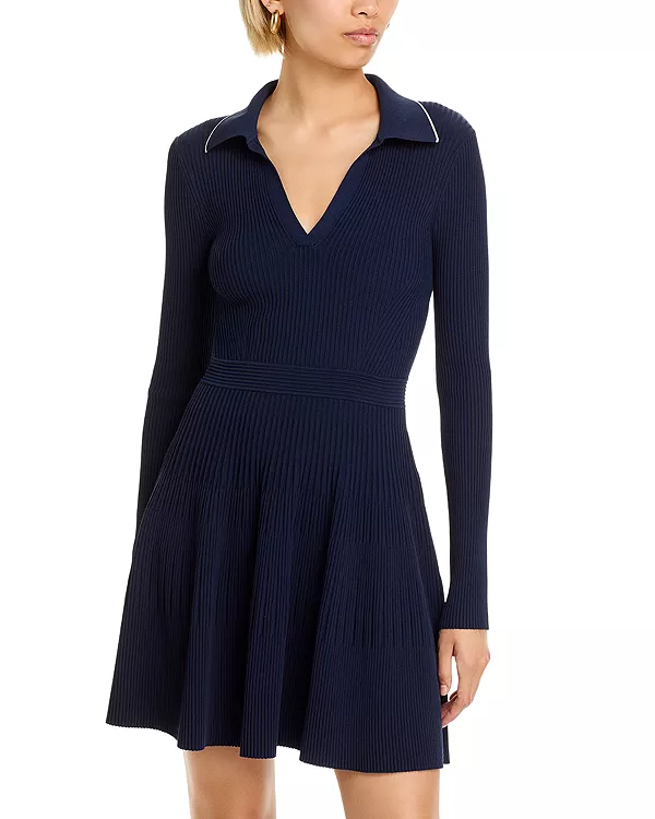 

Платье с воротником от Алкотт Simkhai, синий