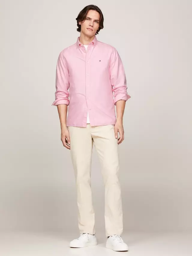 

Рубашка Tommy Hilfiger Heritage Oxford, цвет classic pink