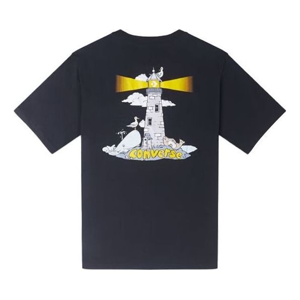 

Футболка lighthouse t-shirt 'black' Converse, черный