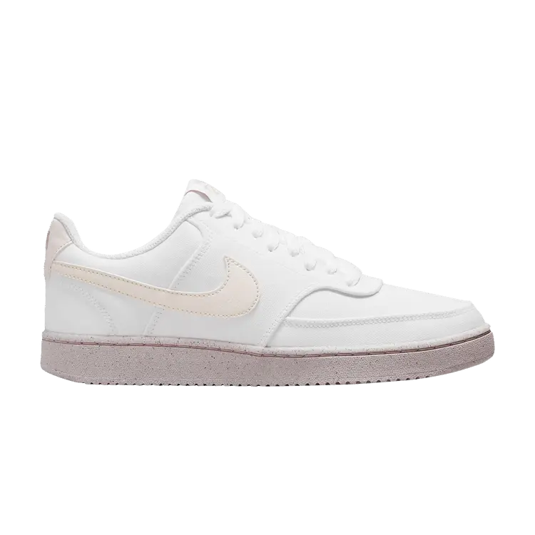 Кроссовки Nike Wmns Court Vision Low Canvas Next Nature 'White Pink Oxford', белый