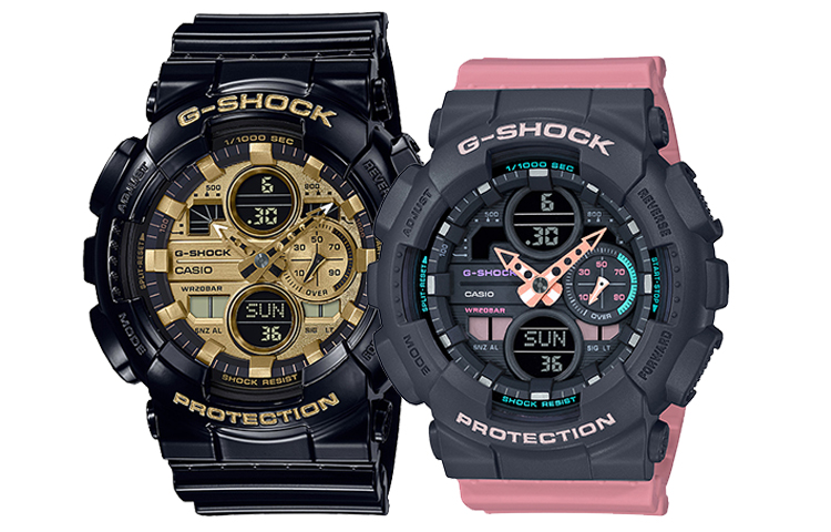 

G-SHOCK Коллекция Кварцевый механизм Часы на ремешке из смолы Унисекс Черный циферблат CASIO