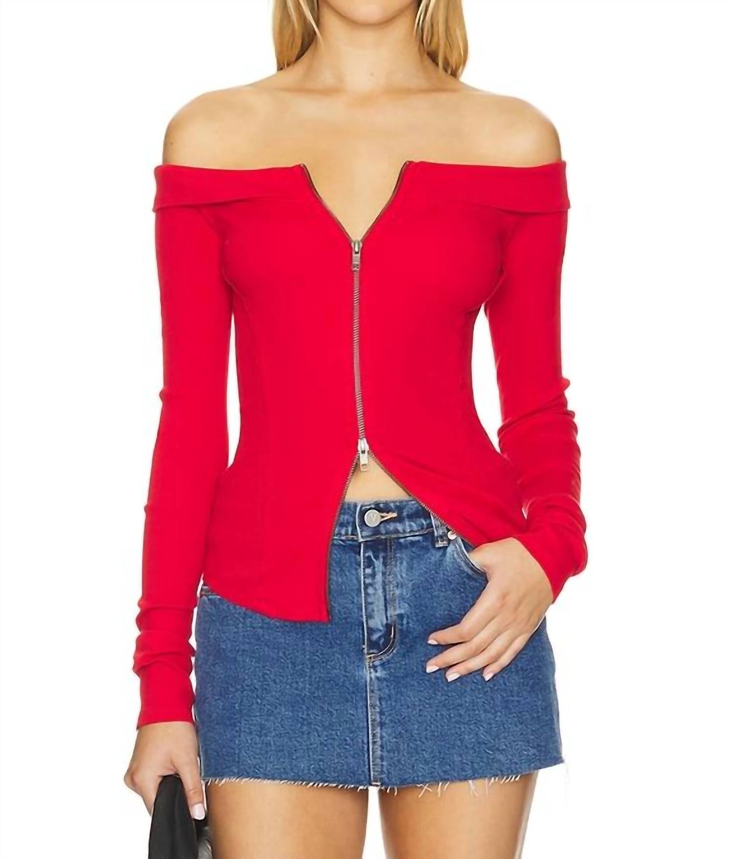 

Футболка Eye Candy в цвете Rusted Red Free People