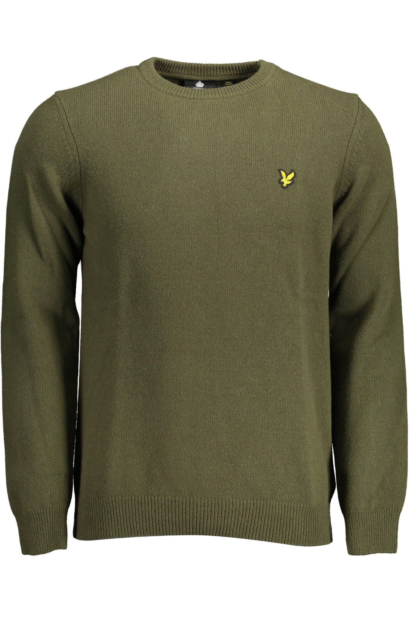 

Мужской джемпер Lyle & Scott шерстяной с логотипом, зеленый