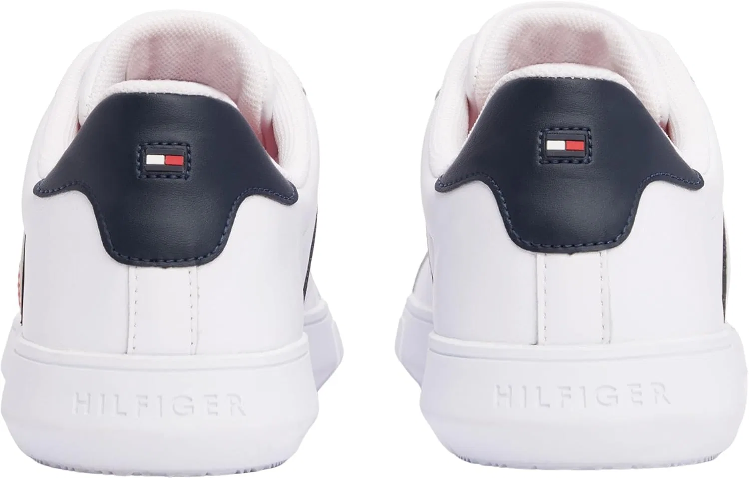 Мужские кроссовки Tommy Hilfiger с низкой подошвой, кожаные, White — фото 2