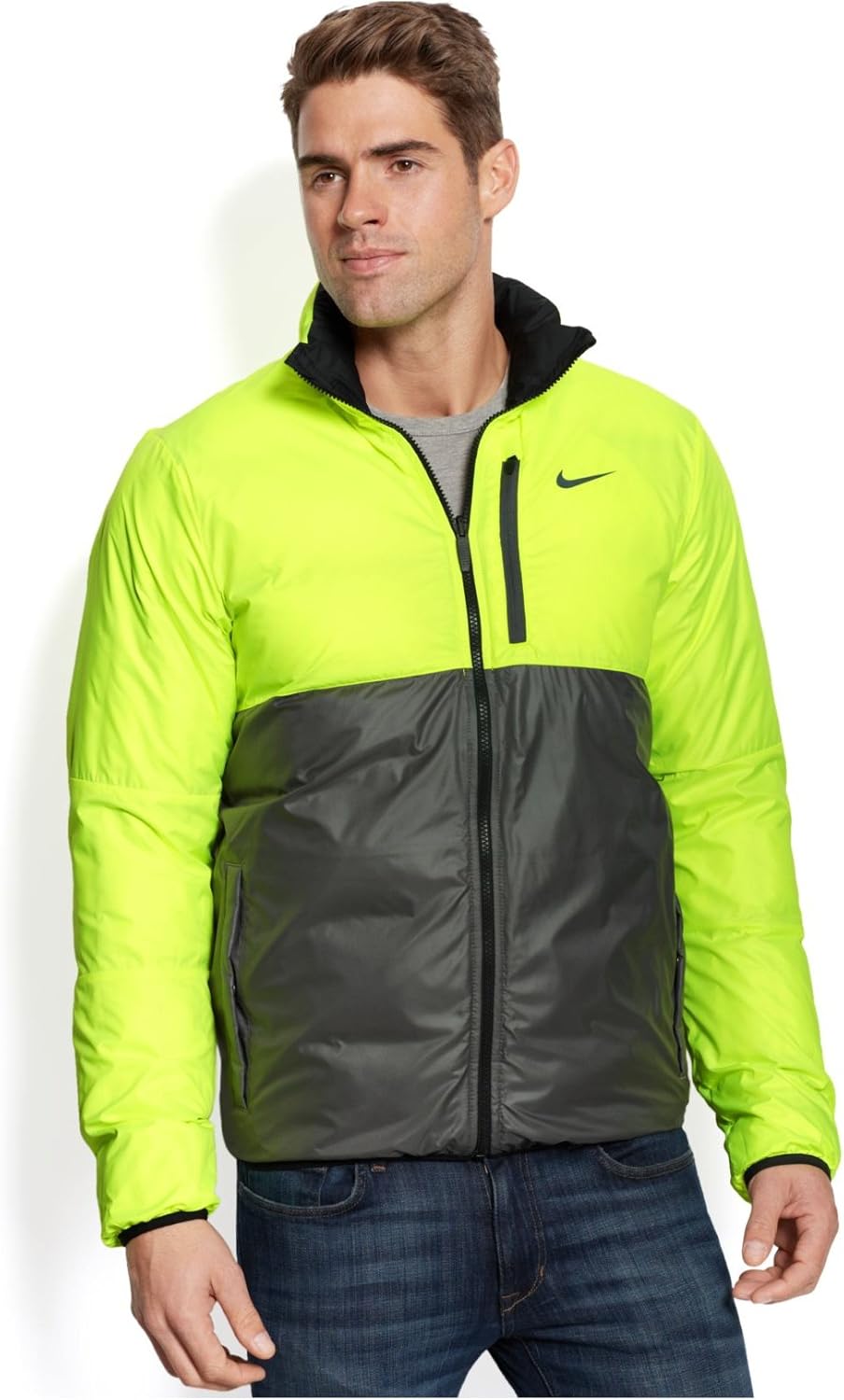 

Куртка Nike Alliance Flip It для мужчин, Cool Grey/Volt/Black/Black