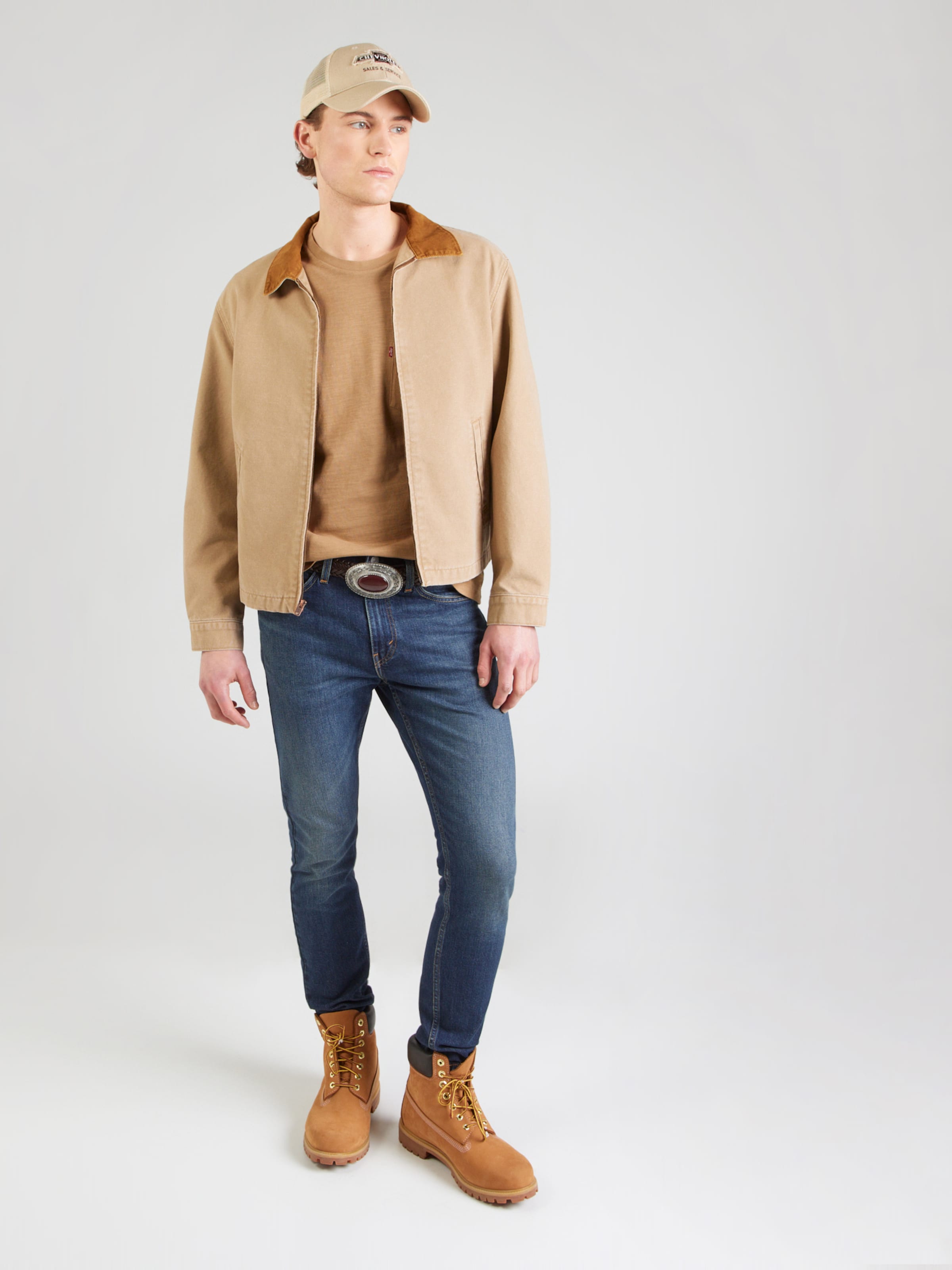 LEVI'S  Межсезонная куртка 'Trucker Jacket' в бежевом цвете — фото 4