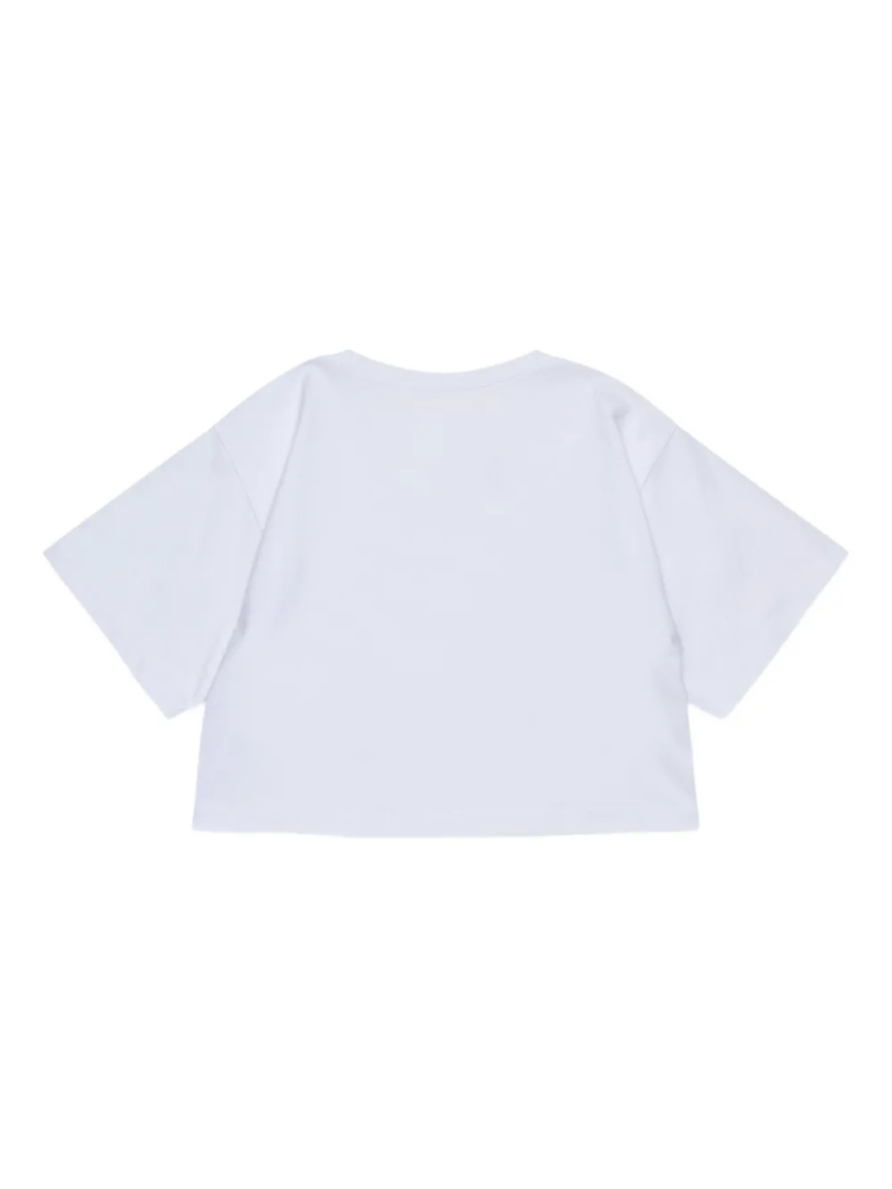 Футболка хлопковая MM6 Maison Margiela Kids, белый — фото 2