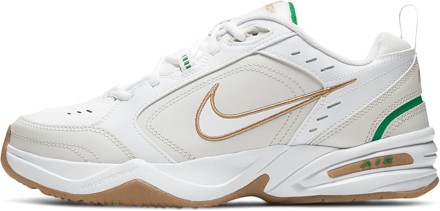 

Мужские кроссовки для тренинга/тренировок Nike Air Monarch IV, белый/металлик золотой/зеленый