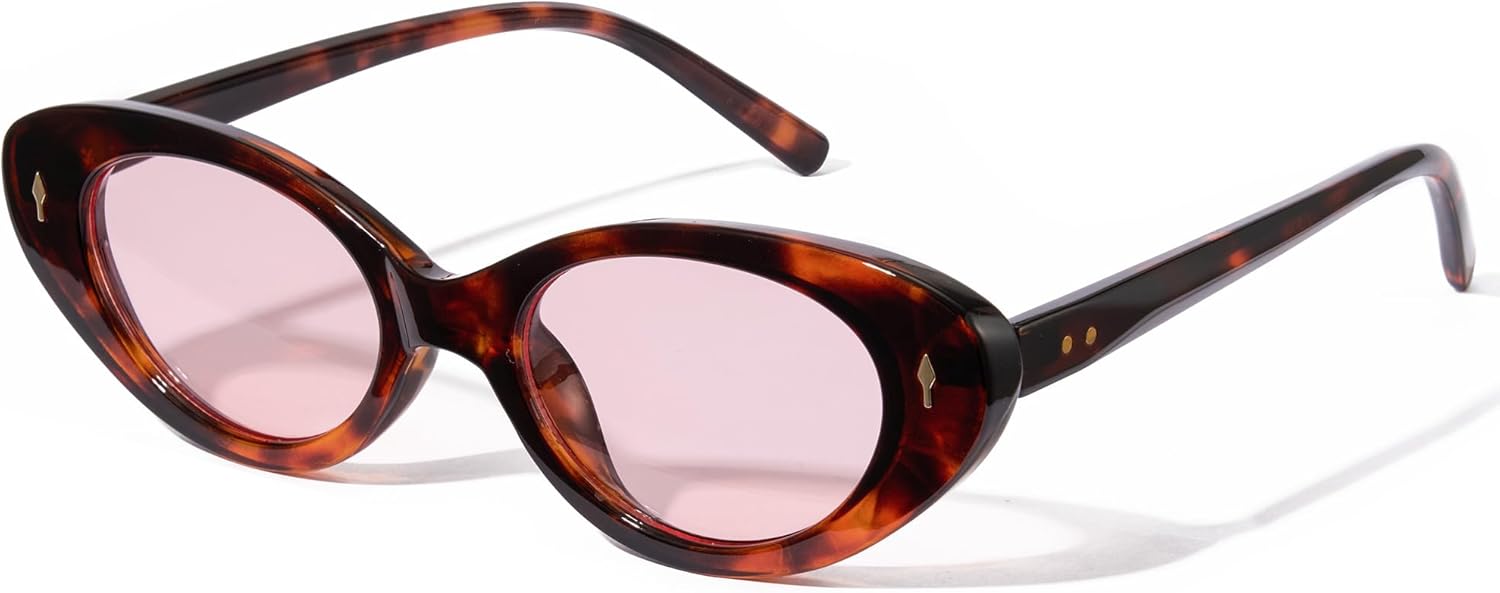 

Женские солнцезащитные очки Cyxus Trendy Cateye с защитой от УФ-излучения UV400 и антибликовым покрытием, идеально подходят для вождения, покупок и отдыха на природе, 02-tortoiseshell Frame Pink Lens 1348