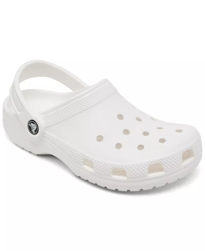 

Детские классические сандалии-клоги Finish Line Crocs, белый