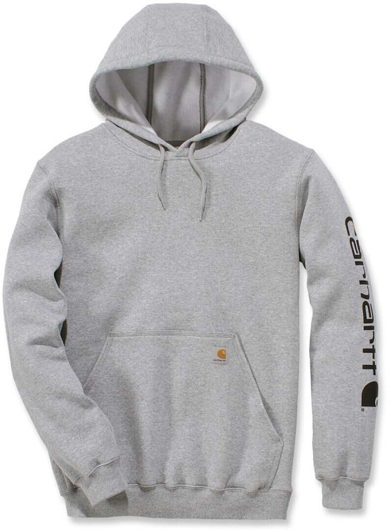 

Худи Carhartt Midweight Sleeve Logo Hoodie, цвет Melange Gray