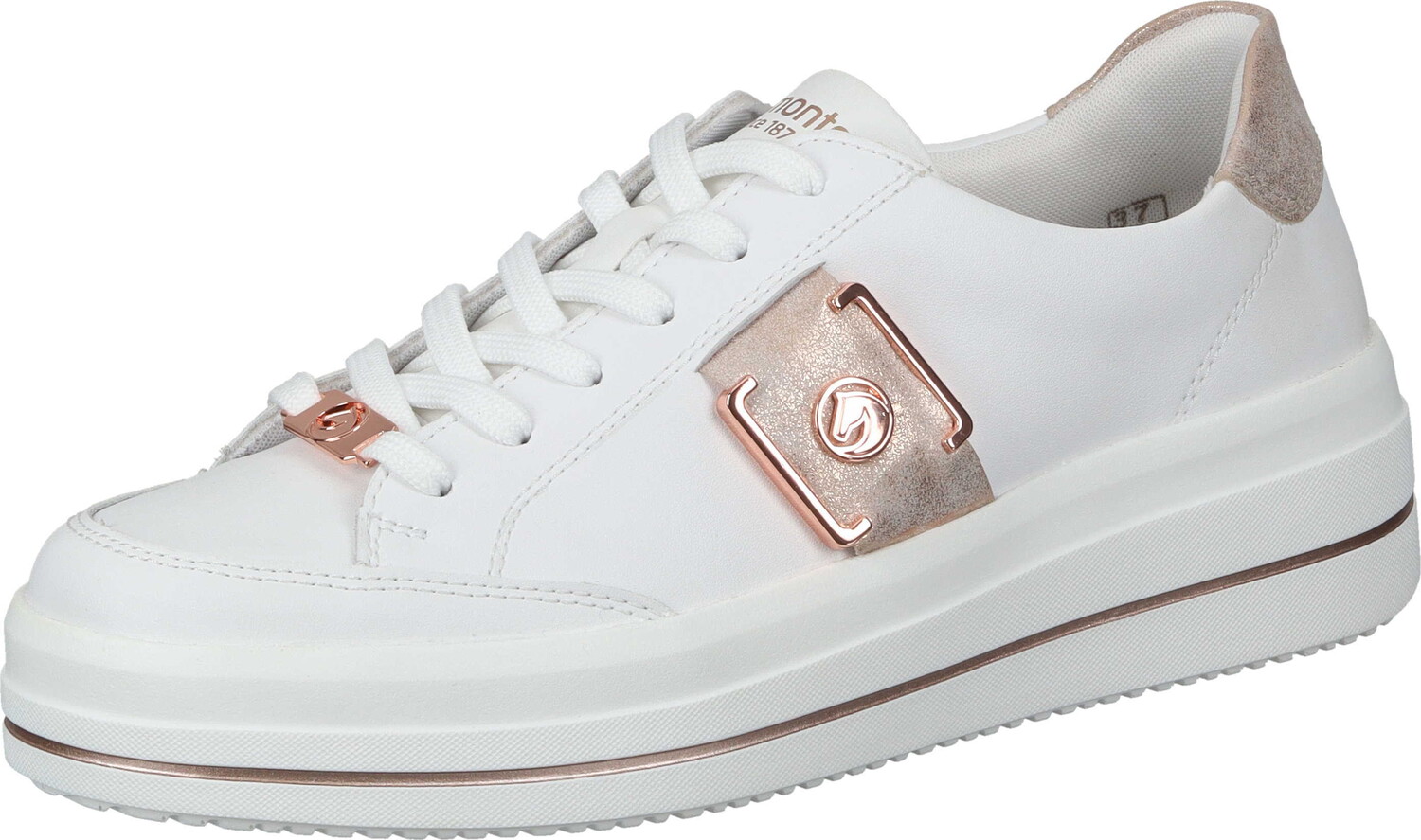

Туфли remonte, цвет weiss/rosegold/white