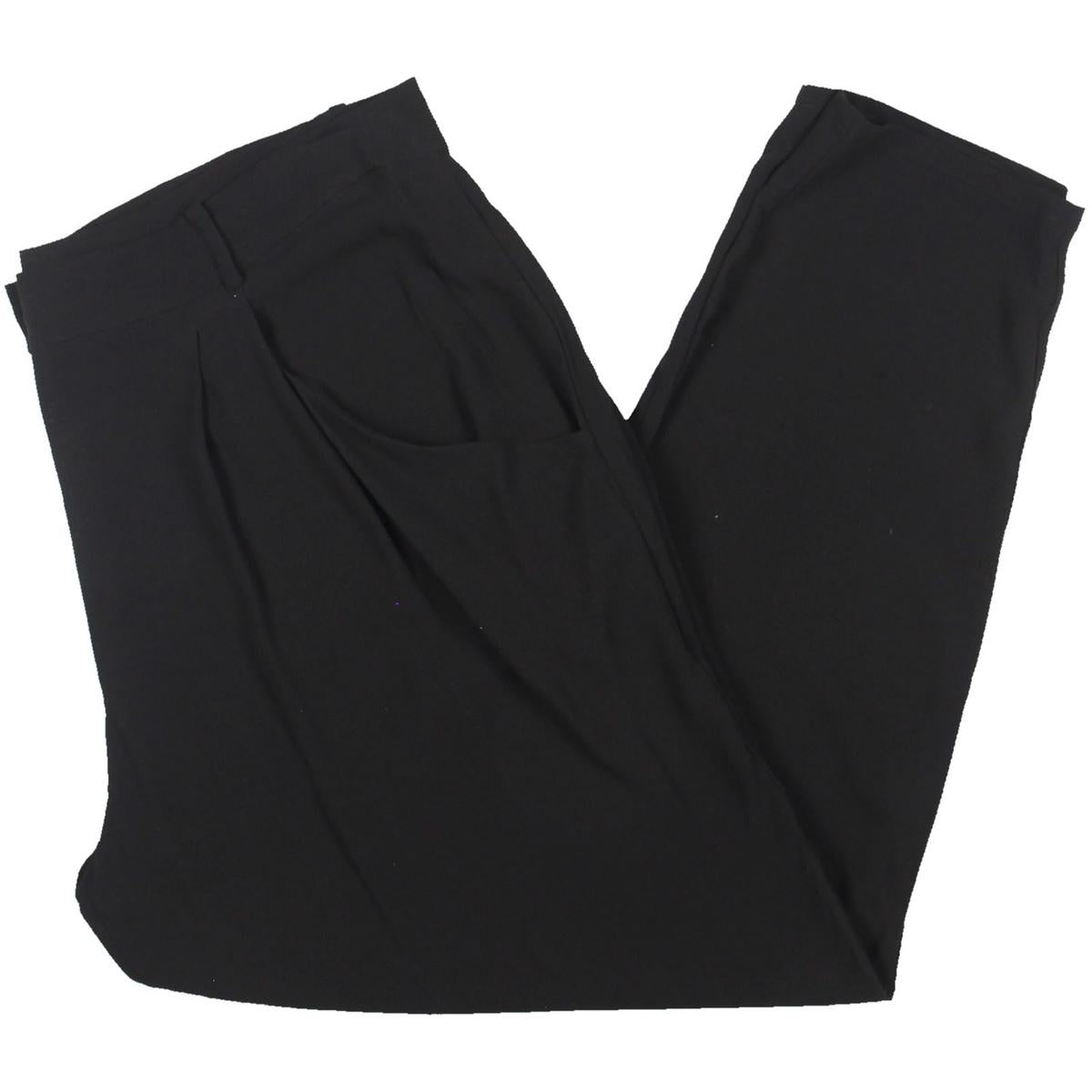 

Женские зауженные шелковые брюки до щиколотки Eileen Fisher, черный