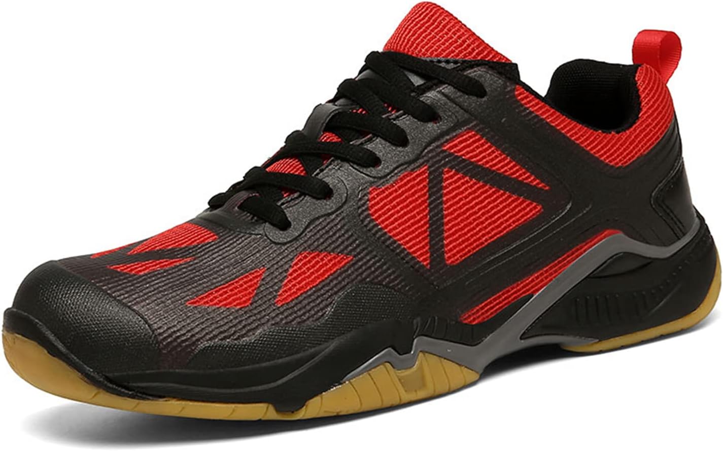 

Кроссовки для зала для тенниса, бадминтона, настольного тенниса, волейбола, паддл-тенниса для мужчин и женщин, мальчиков и девочек Ybberik, красный