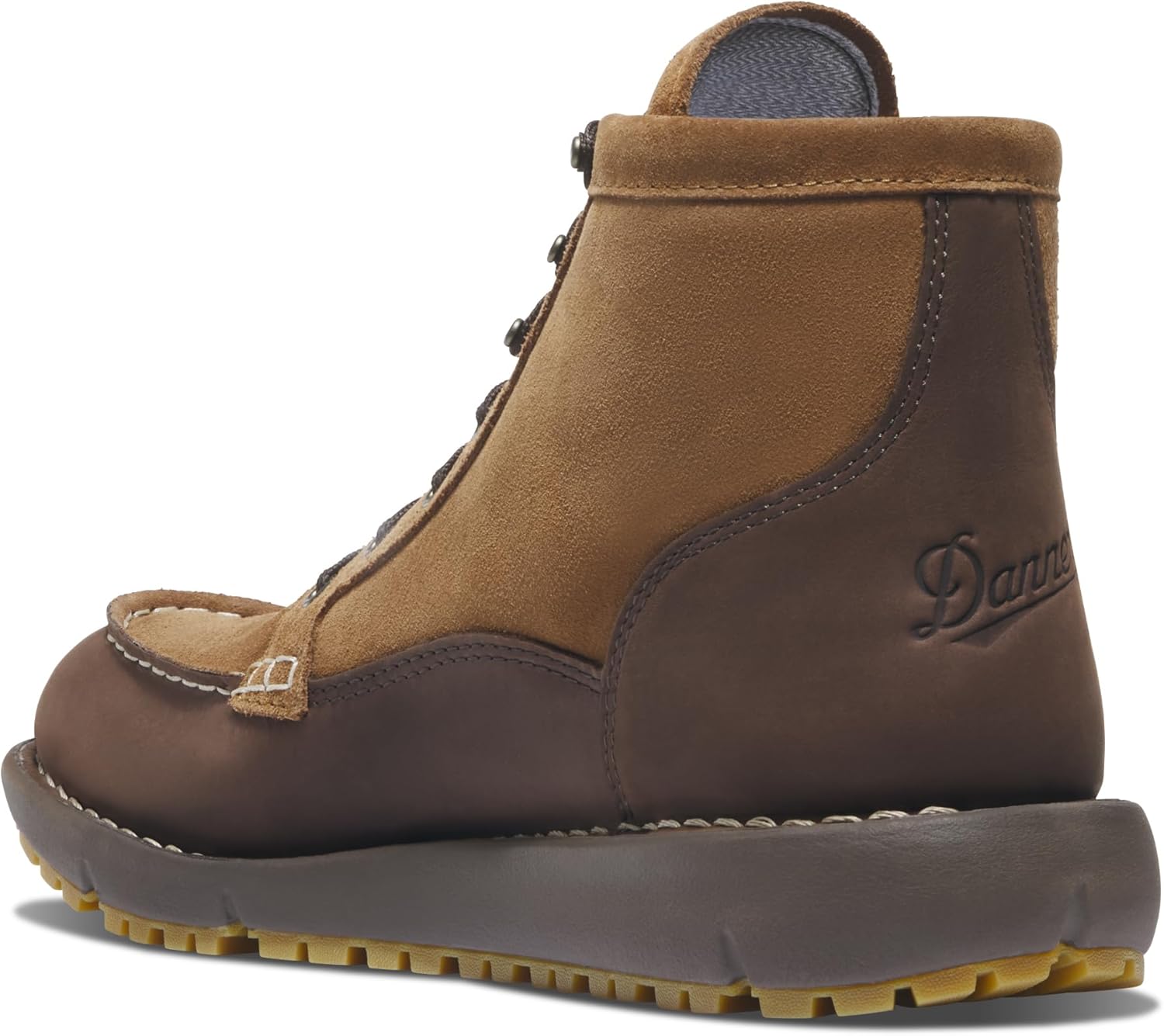 Мужские ботинки Danner Logger 917 с мокротой - водонепроницаемая кожа нубук, дышащая мембрана Gore-Tex, подошва Vibram SPE и протектор 917 для сцепления, Coffee Bean/Monk\'s Robe — фото 3