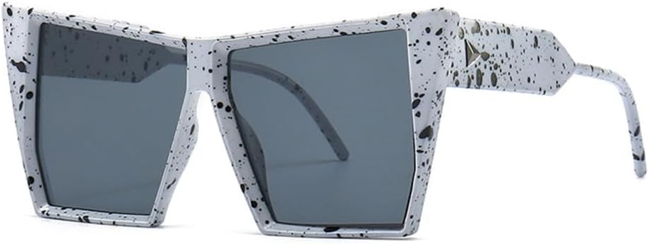 

Женские солнцезащитные очки MUTYNE Oversized Cat Eye, роскошные модные очки с градиентным переходом цвета, защита от УФ-излучения UV400, мужские солнцезащитные очки с заклепками, White