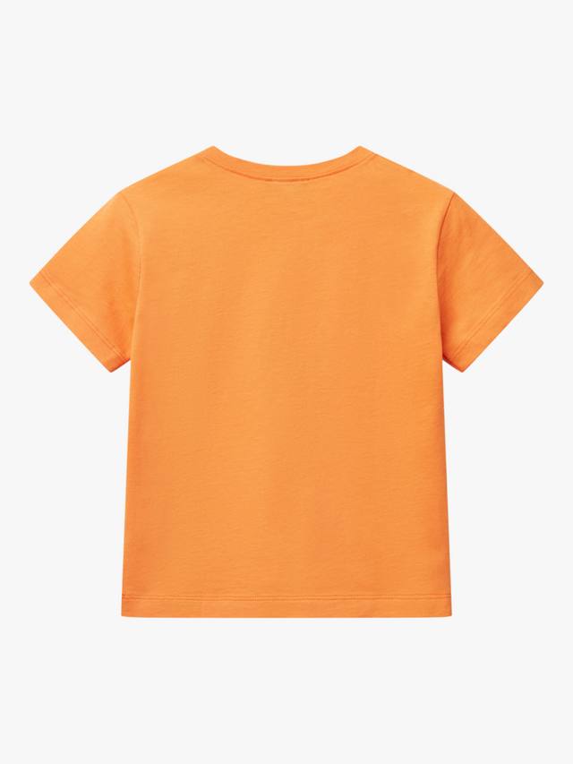 Детская футболка с логотипом Benetton, Apricot — фото 2