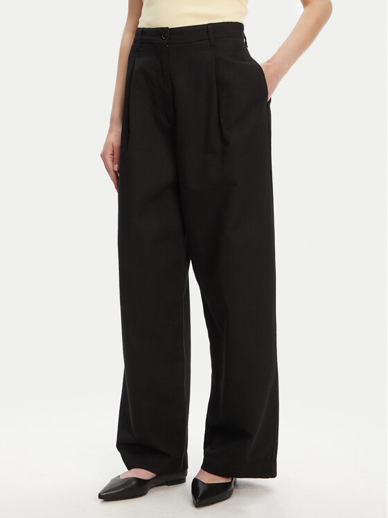 

Широкие брюки WW0WW45780 Tommy Hilfiger, черный