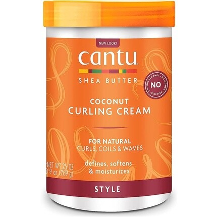 

Крем для завивки Cantu кокосовый 709г салонный размер