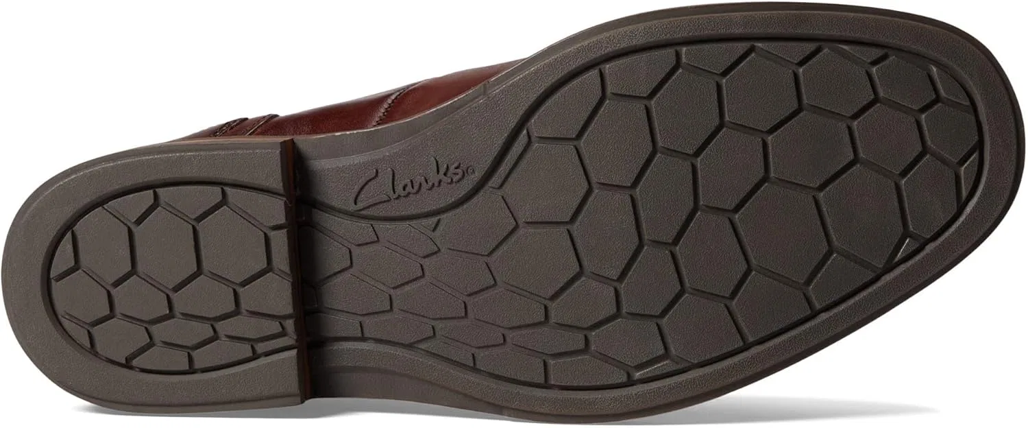 Туфли Clarks Un Hugh Step, 2-Brown Leather — фото 3