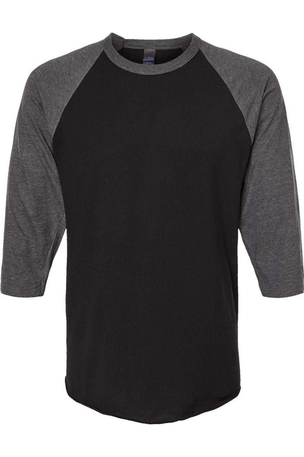 

Футболка-реглан из тонкого джерси Tultex Unisex, цвет black/ heather charcoal