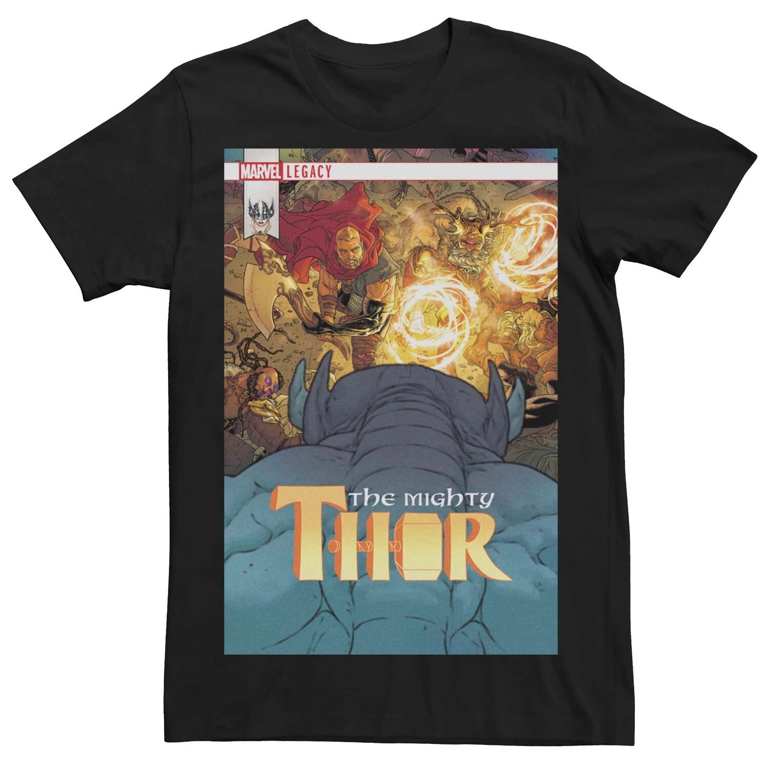 

Мужская футболка с постером и обложкой Marvel Thor Legacy Licensed Character