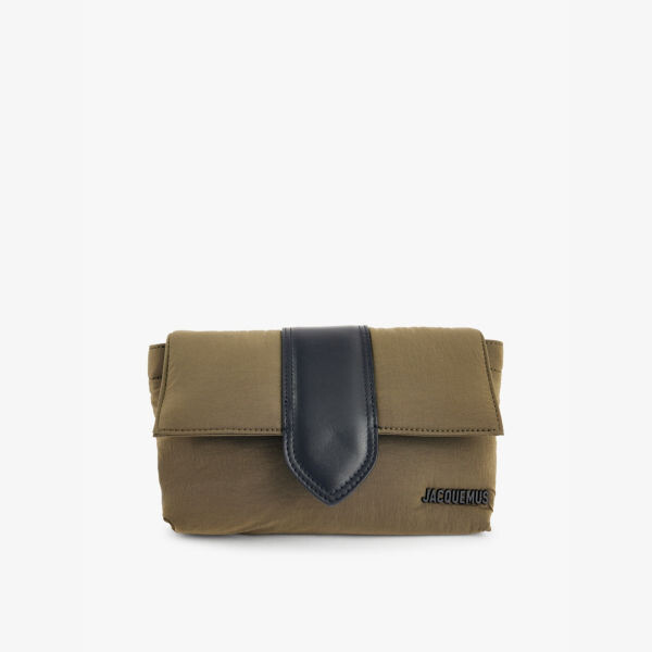 

Плетеная поясная сумка La Banane Bambino Jacquemus, хаки
