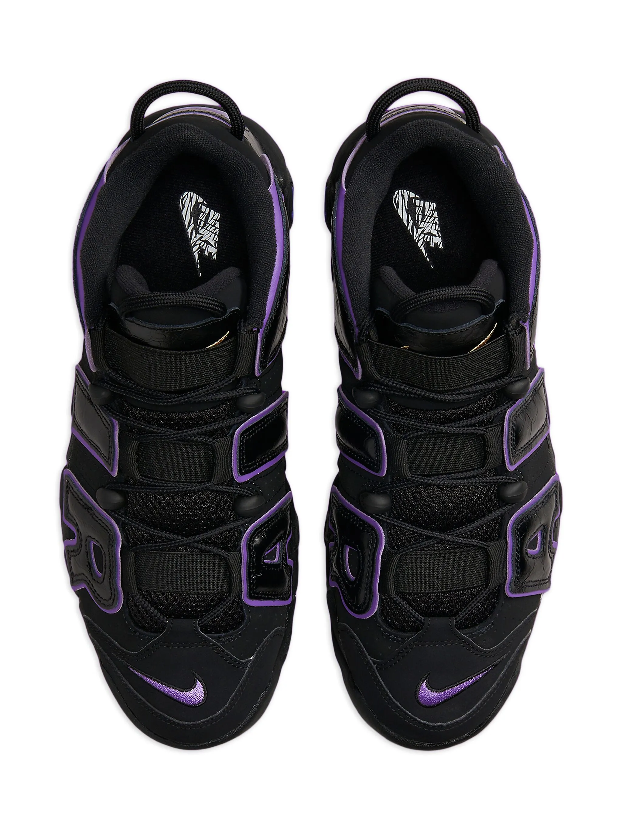 Кроссовки Air More Uptempo Action Grape Nike Kids, черный — фото 4