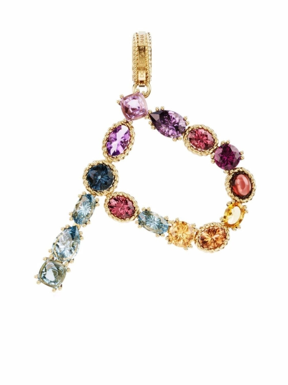

Подвеска из желтого золота с камнями Dolce & Gabbana, золотой
