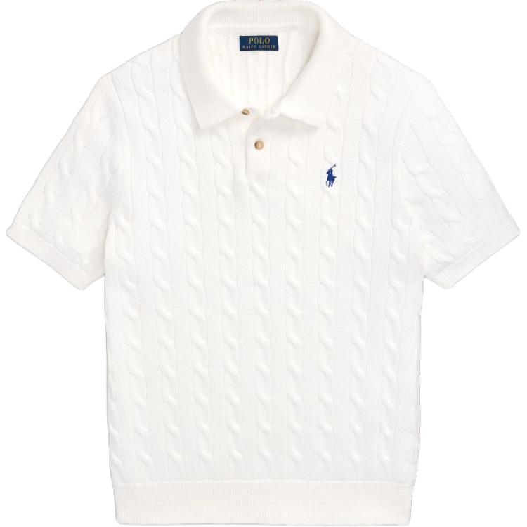 

Polo Ralph Lauren Мужская белая рубашка-поло FW24