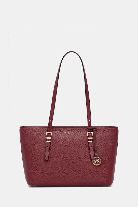 

Кожаная сумка Quinn Michael Michael Kors, бордовый