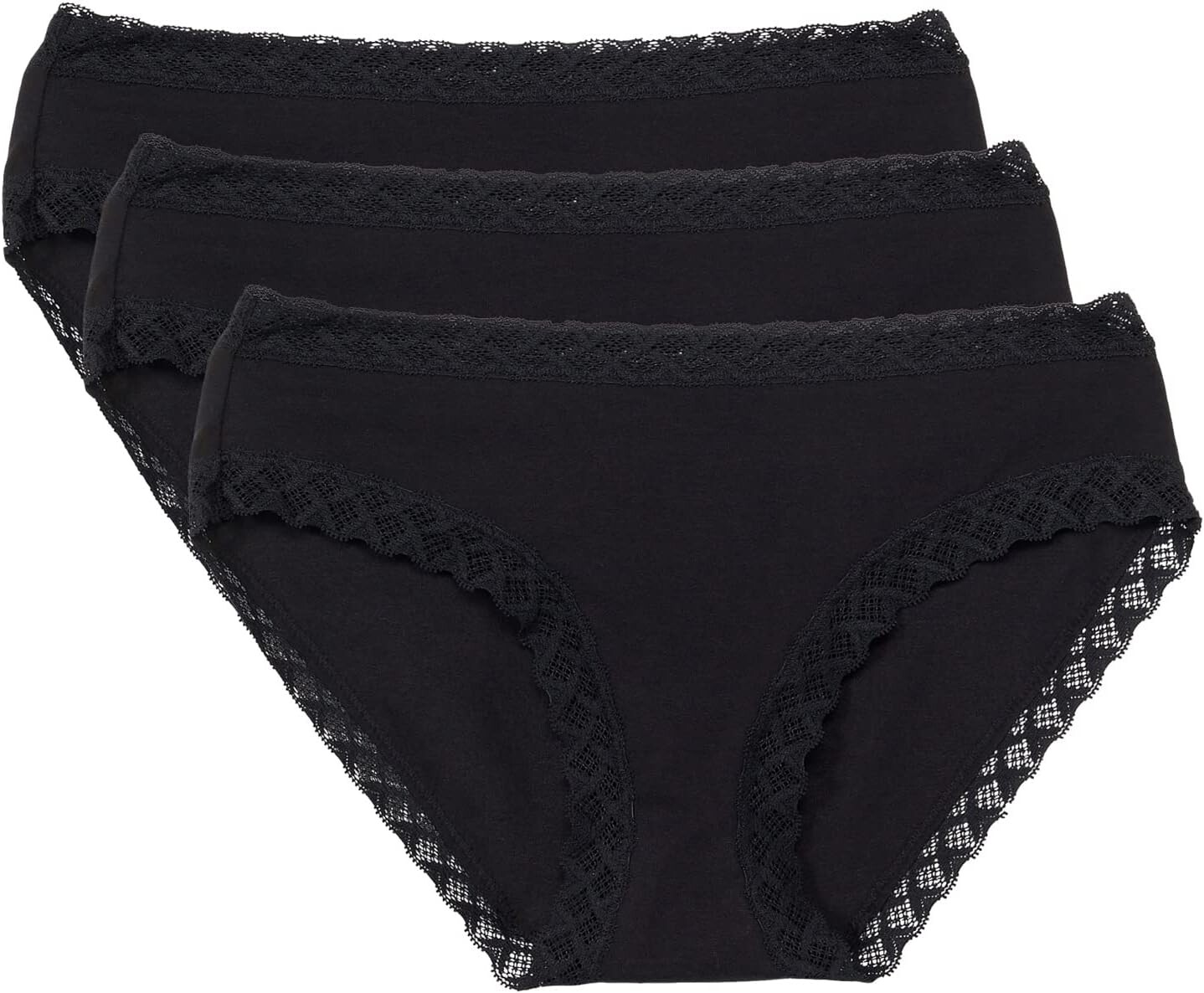

Комплект трусиков Bliss Girl (3 шт.) Natori, цвет Black/Black/Black