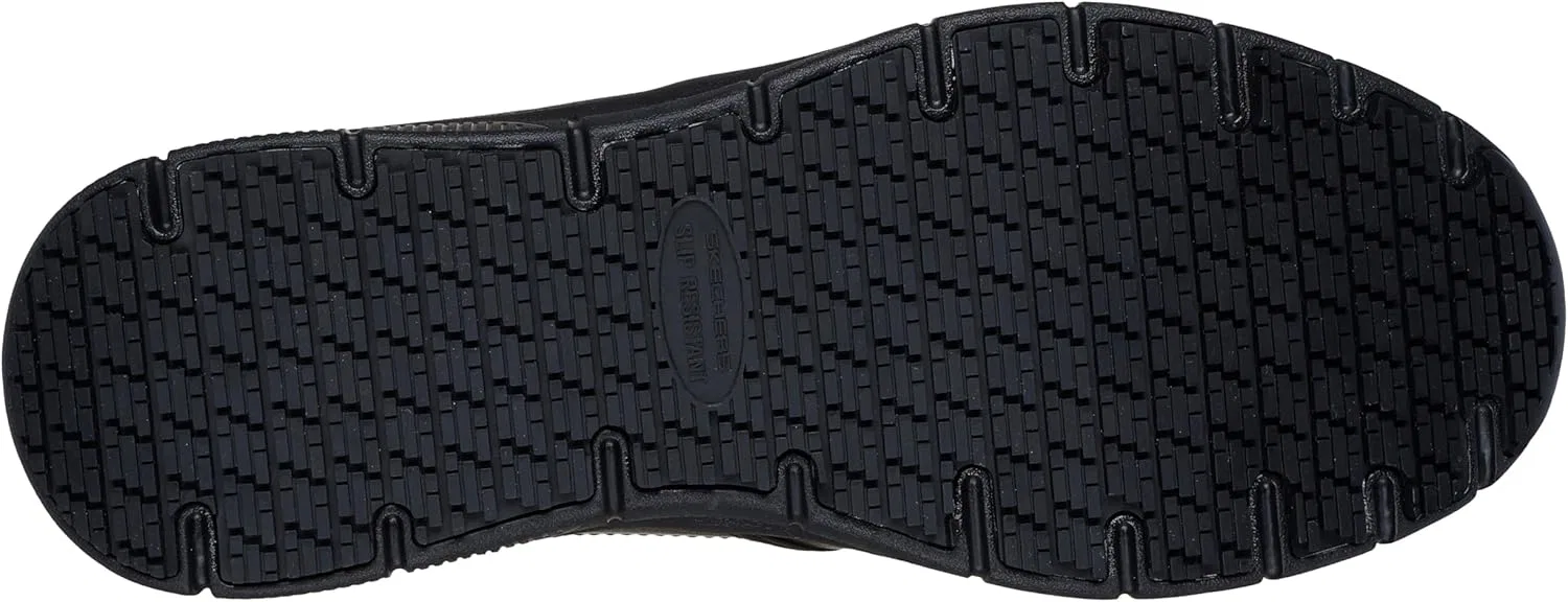 Мужские кухонные тапочки Skechers Nampa Broxtin Hands Free без шнурков, Black — фото 4