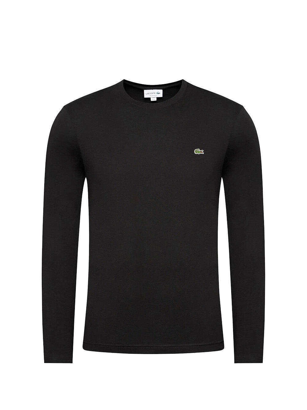 Черная мужская футболка Lacoste — фото 3
