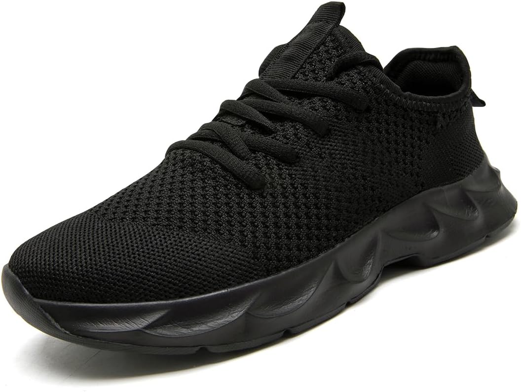 

Мужские теннисные кроссовки EGMPDA с легкой посадкой, для бега, ходьбы, повседневной моды, тренировок в зале, спортивные, походные, с нескользящей подошвой, легкие и дышащие, черный