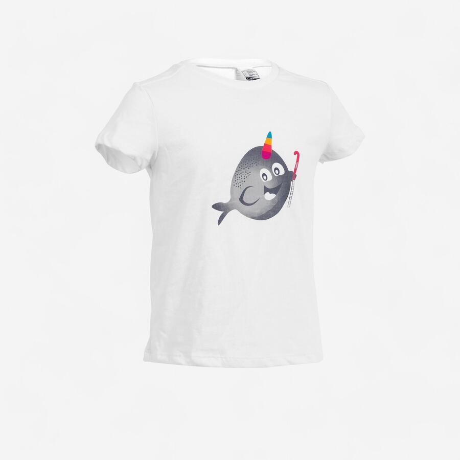 

KOROK Футболка для хоккея на траве FH110 для детей и девочек Narwhal