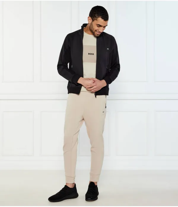 Спортивные штаны Hadiko Regular fit Boss Green, бежевый — фото 2
