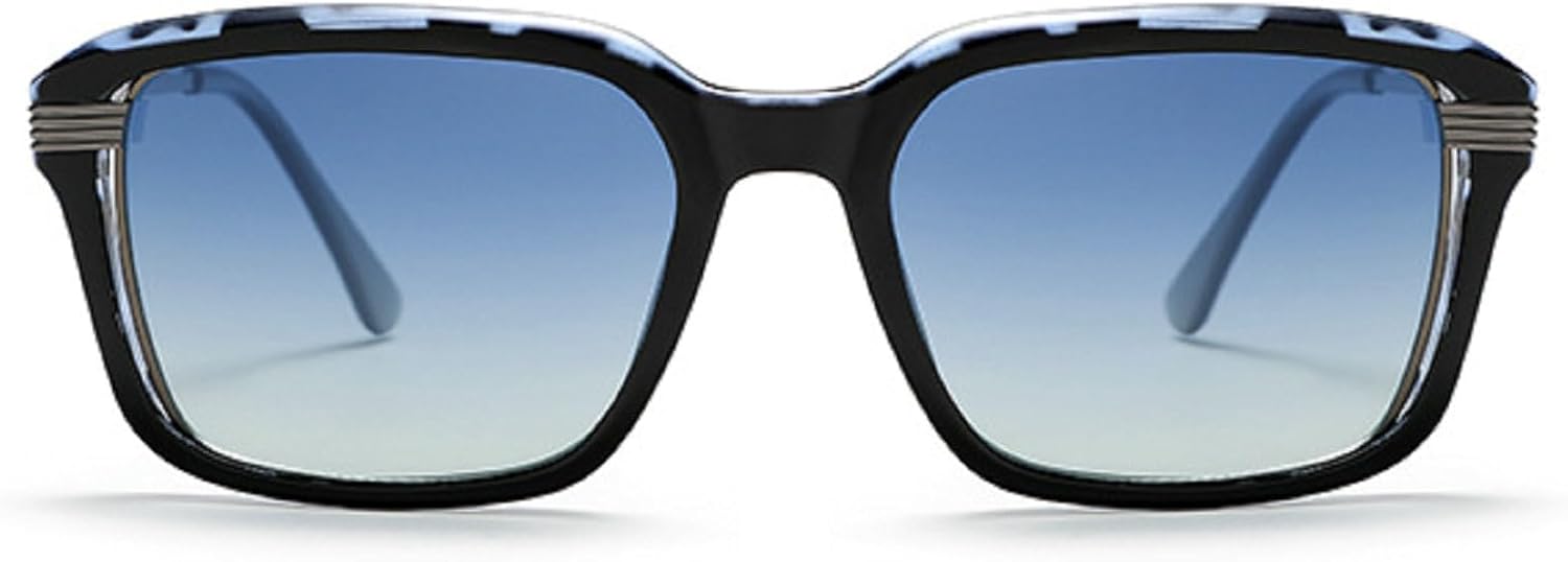 

Модные квадратные солнцезащитные очки-пилот для женщин и мужчин, квадратная металлическая оправа, ретро-солнцезащитные очки с градиентным переходом 2025 года, женские солнцезащитные очки mincl, Blue