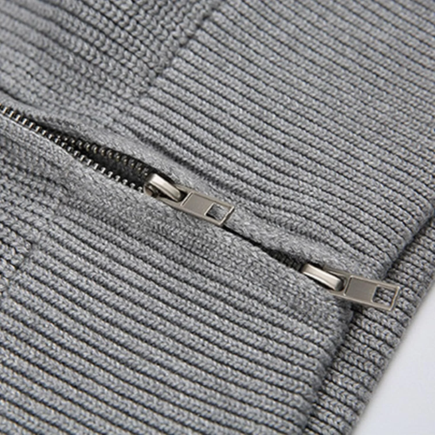 Мужской кардиган с двойной молнией Slim Fit — фото 2
