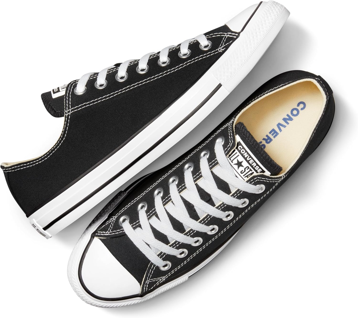 Кроссовки Converse Chuck Taylor All Star Low Top для взрослых унисекс, черный — фото 4