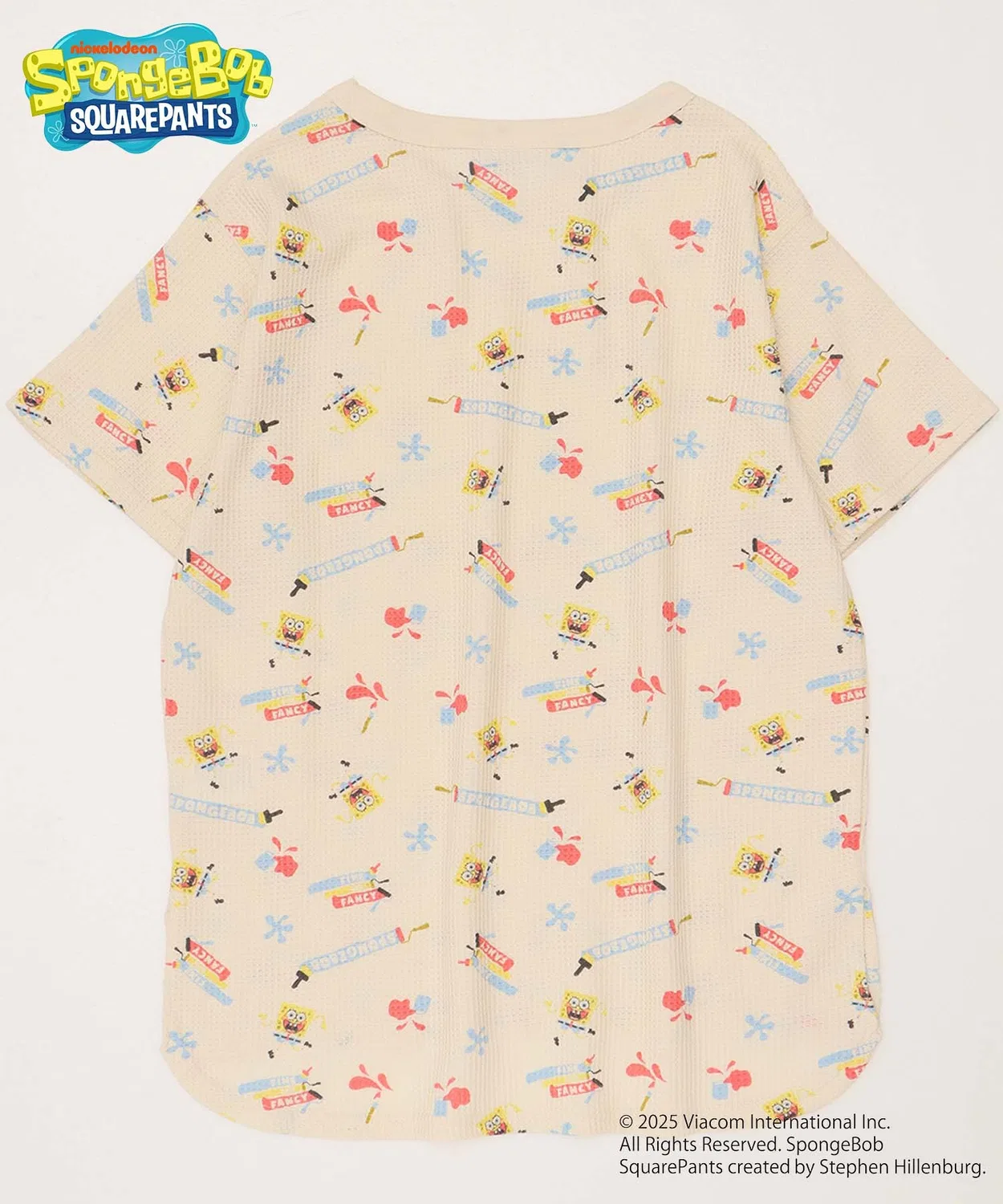 Комплект из 3 предметов Sponge Bob, JEMORGAN, футболка, шорты, сумка, серая — фото 3
