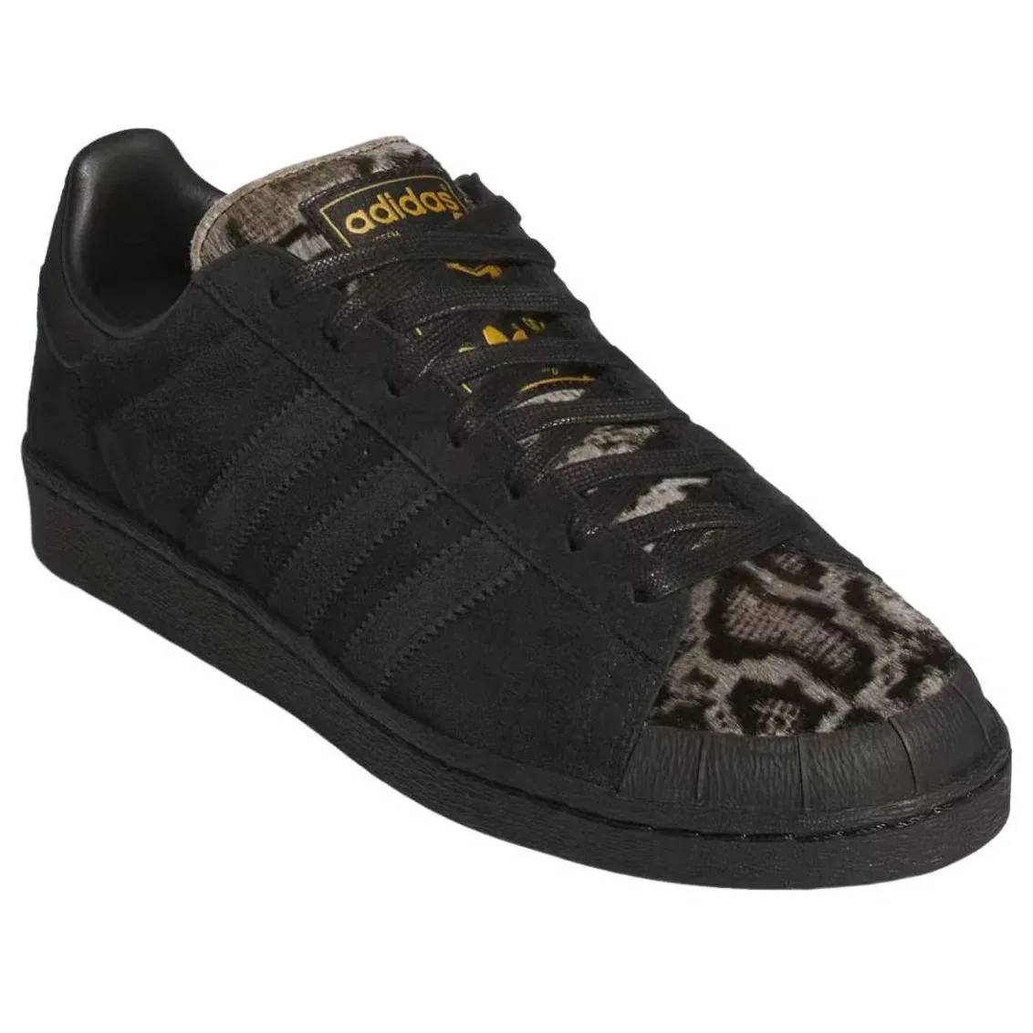 Кроссовки Adidas Jabbar Lo 'Black Snakeskin' KJ4281, черный — фото 4