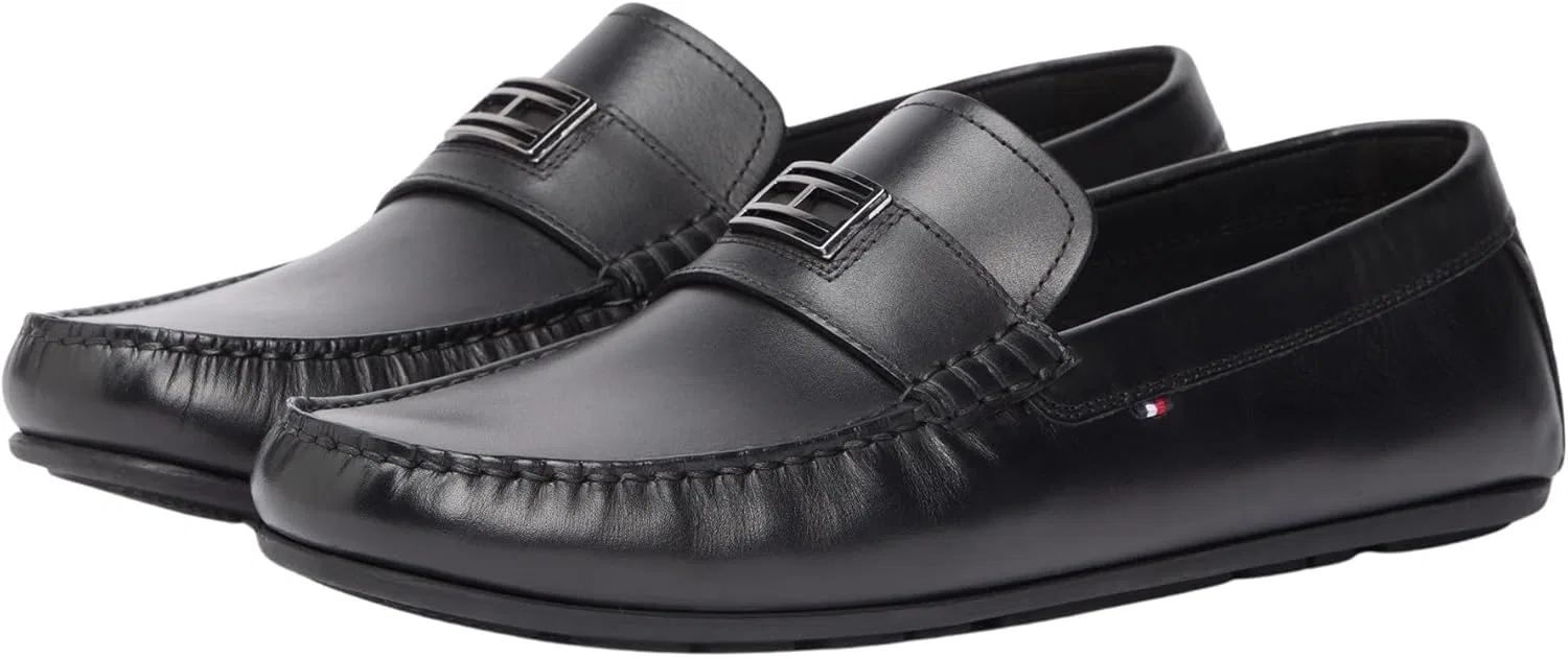 Мужские кроссовки Tommy Hilfiger Hardware Hilfiger Driver Shoe Fm0fm05838 Driver Shoes, Black — фото 4