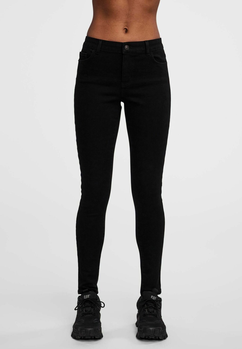 

Джинсы скинни Pieces, цвет black denim