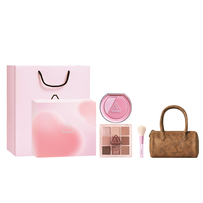 

Палетка теней для век румяна новичка девять квадратов наборы для макияжа легко растушевываются натуральный прозрачный 3CE