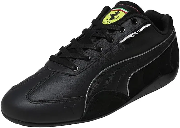 Кроссовки Puma Ferrari Speedcat унисекс для взрослых, Black Rosso Corsa