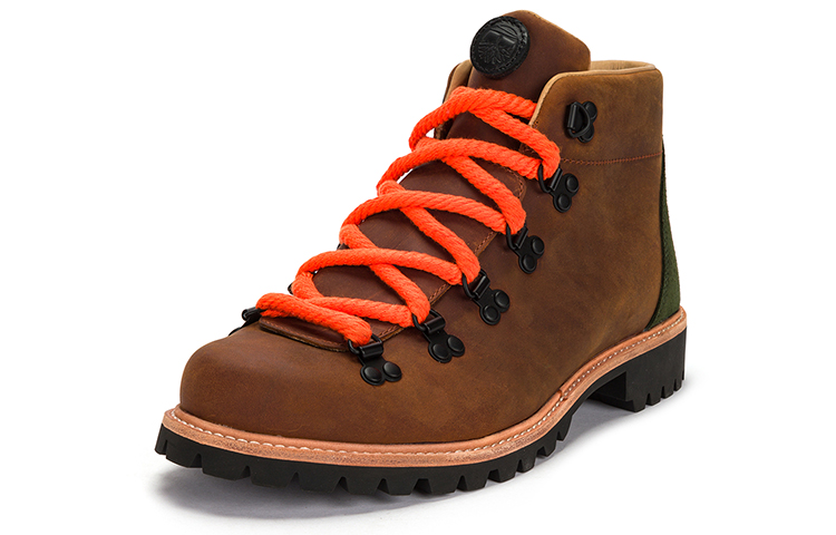 Мужские ботинки Timberland X Nina Chanel Abney 78 кожаные на шнуровке, мультиколор — фото 3