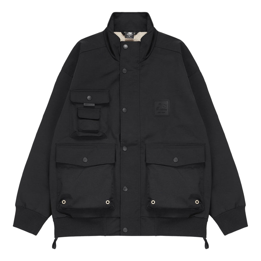 

Куртка New Balance Multiple Pockets Cargo Windproof Sports Logo Jacket Black, черный